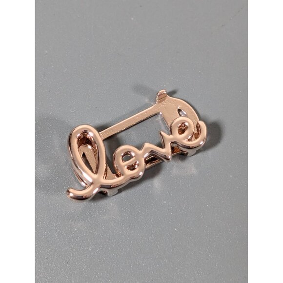 Keep Collective Rose Gold Tone Script Word Love Slide Charm NEW - Picture 1 of 5